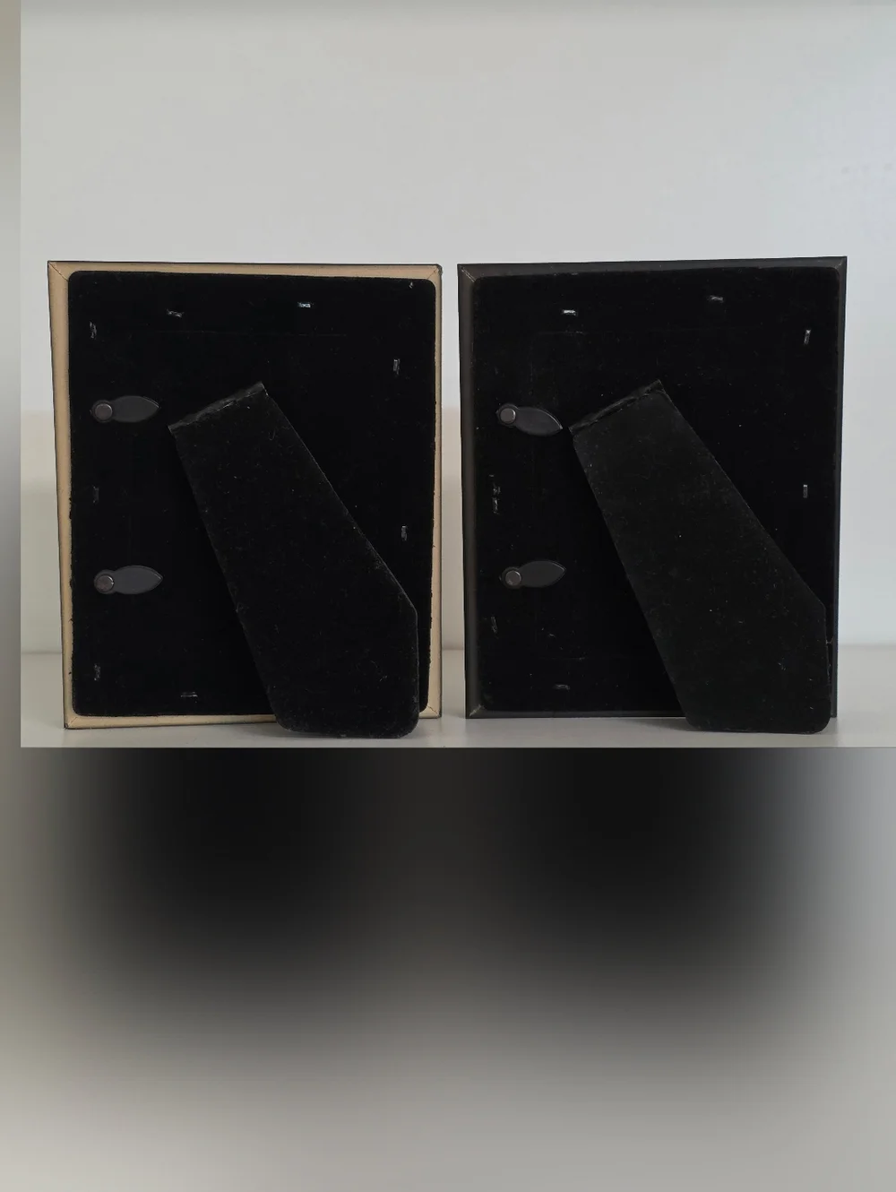 JCPenney Home Collection Pair Of Black Wood Frames w/Gold Rope Detail